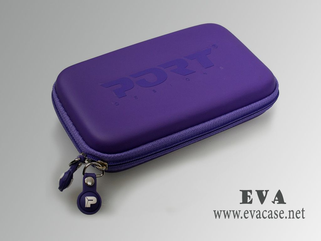 PORT DESIGNS EVA external case for laptop hard drive with matching color zipper shockproof with